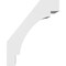 Ekena Millwork 5 1/2-in. W x 16-in. D x 20-in. H Merced Architectural Grade PVC Knee Brace BRCP055X16X20MRC - alternate 3